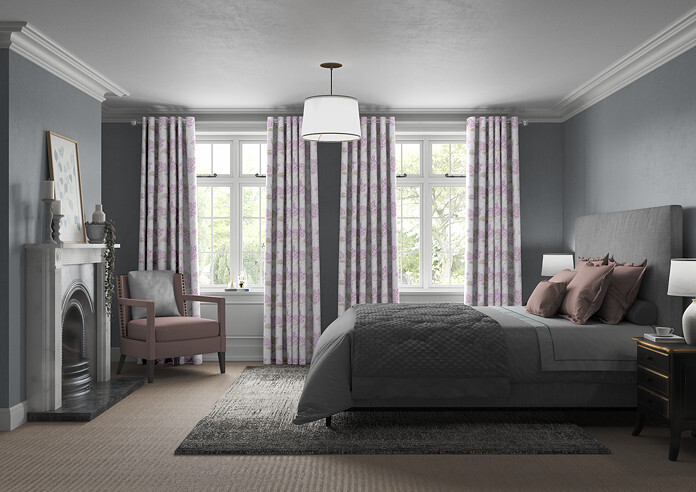 Corsica, Mauve - Made to Measure Curtains - Image 5